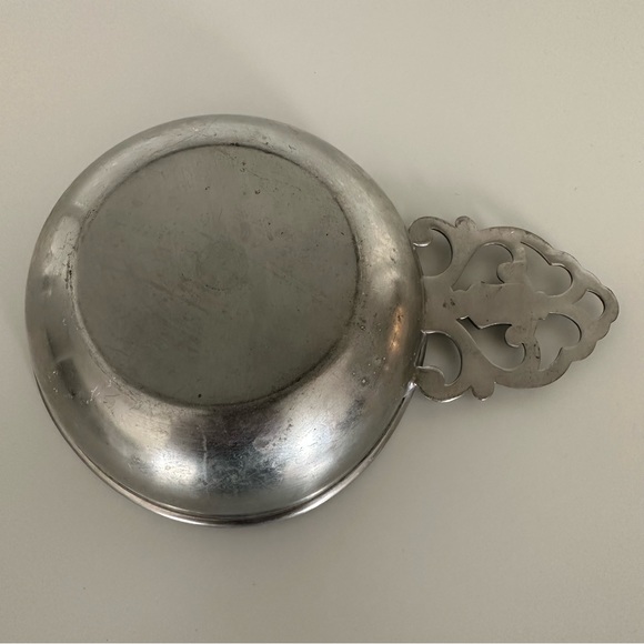 Royal Holland Daalderop Pewter Porringer Handled Silver Dish - Picture 3 of 6